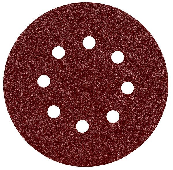 Šlif. popierius eksc. šlifuokliui Mirka JEPUFLEX; 125 mm; P240; 5 vnt.