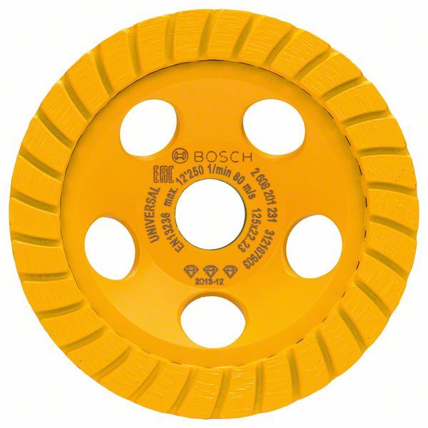 Deimantinis šlifavimo diskas Bosch; Best for abrasives; Ø 125 mm 