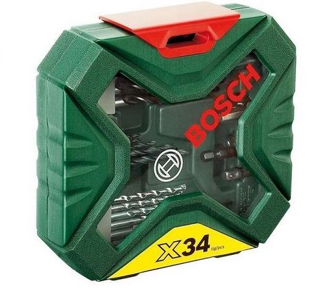 Grąžtų komplektas Bosch X-Line Classic; 34 vnt.