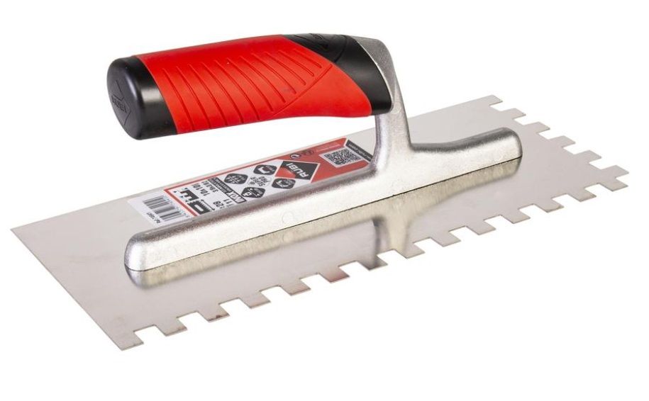 Šukos plytelių klijams Rubi Rubiflex INOX; 10x10 mm; 28 cm 