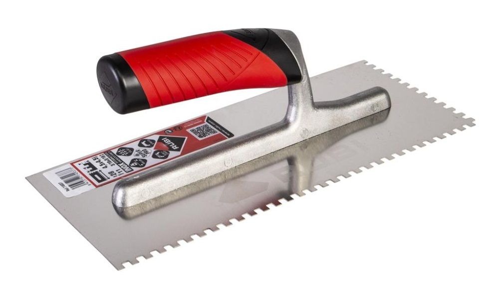 Šukos plytelių klijams Rubi Rubiflex INOX; 4,5x4,5 mm; 28 cm 