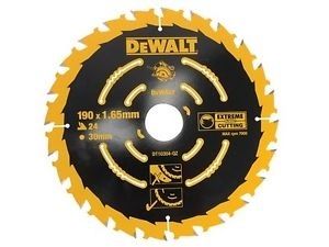 Pjovimo diskas medienai DeWalt; 190x1,65x30,0 mm; Z24; 18° 