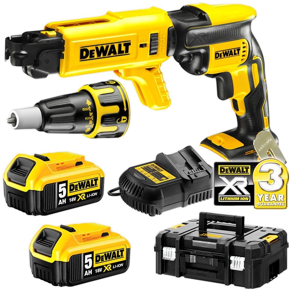 Juostinis suktuvas DeWalt DCF620P2K; 18 V; 2x5,0 Ah akum.
