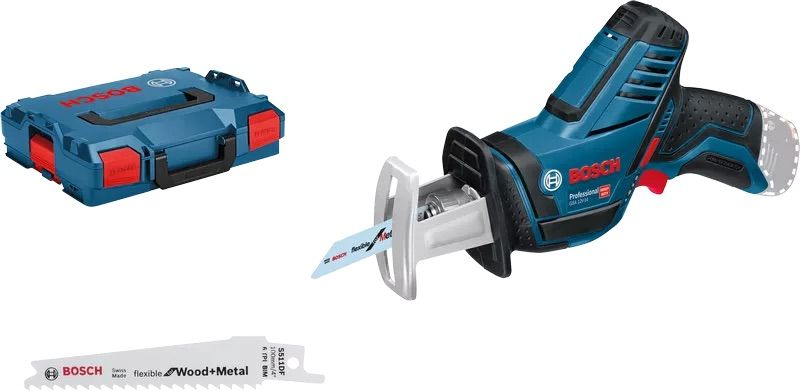 Akumuliatorinis tiesinis pjūklas Bosch GSA 12V-14 Solo L-Boxx (be akumuliatoriaus ir pakrovėjo)
