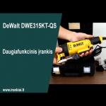 Daugiafunkcinis vibracinis įrankis DeWalt DWE315 KT-QS